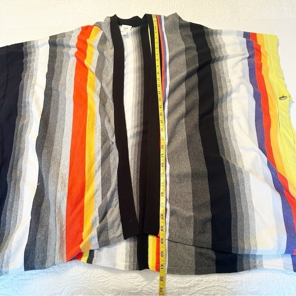 CAbi Serape Colorful Stripe Poncho Style #5990 - Medium/Large - Picture 9 of 10